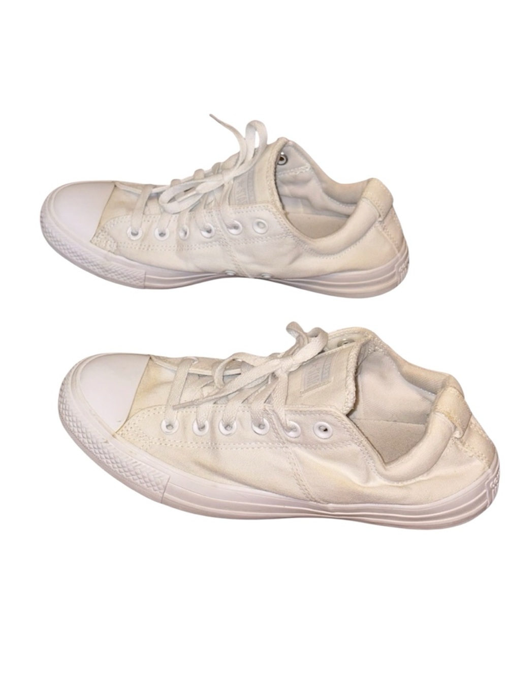 Converse All Star White Lace Up Low Top Sneakers Women's Size 9.5